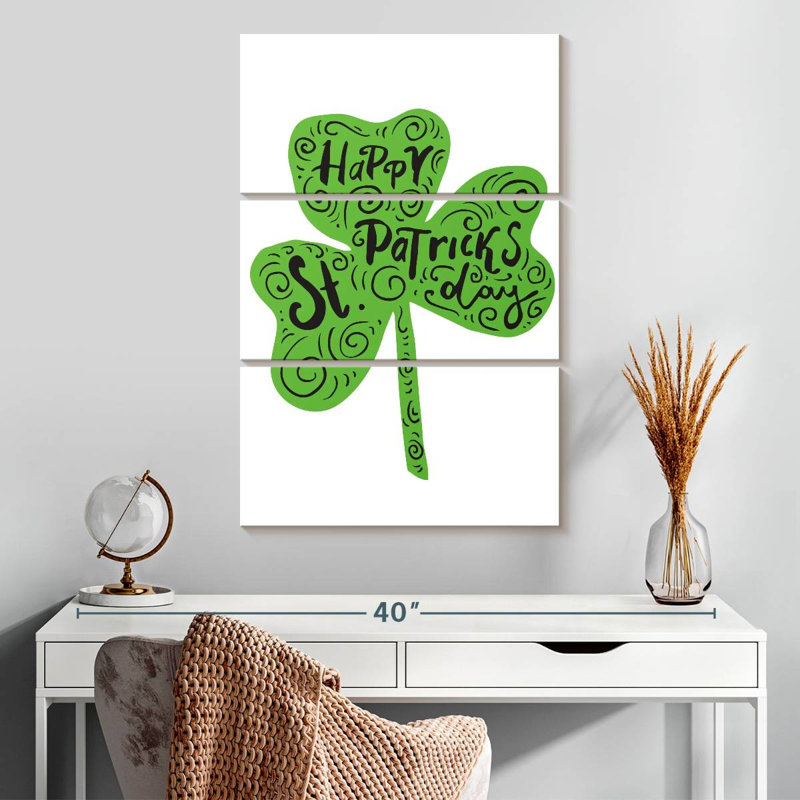 Lelend St. Patrick's Day Clover, 32" H x 20" W