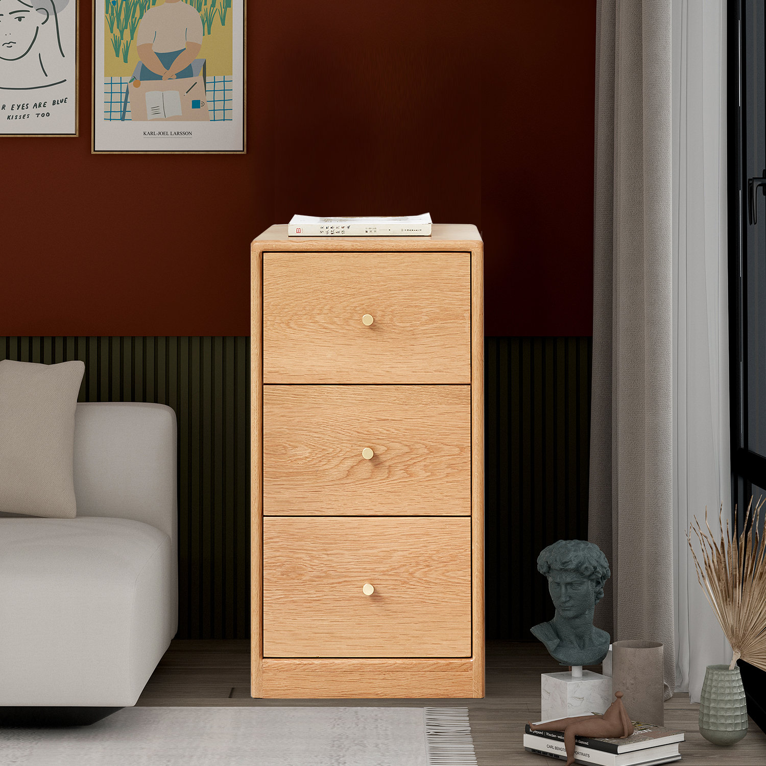 Accent storage cabinet on sale with drawers