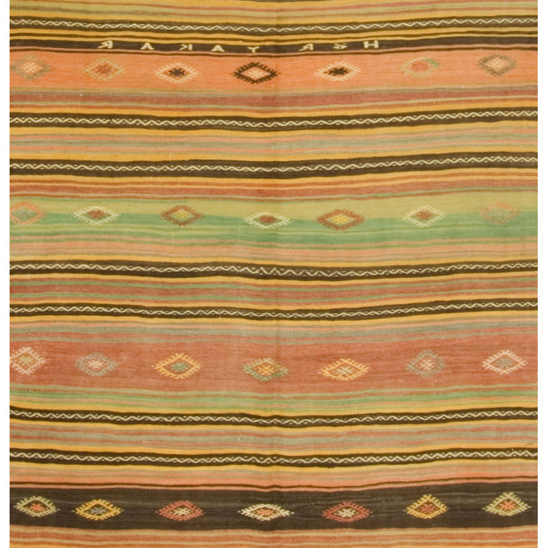 Tapis turc rétro Kilim