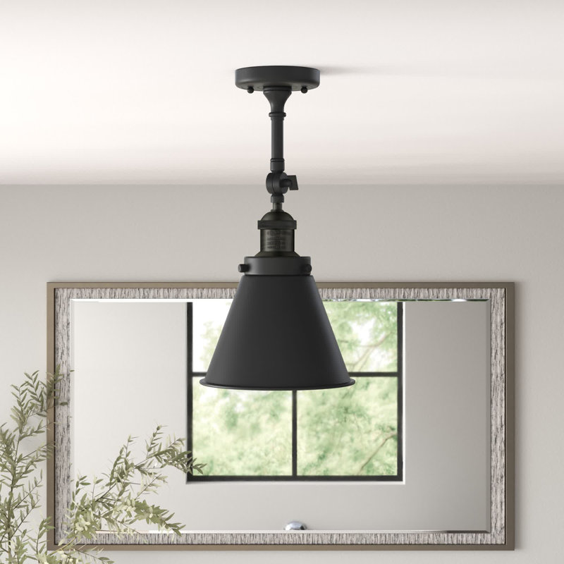 Plafonnier semi-encastré 8 lumières Donovan, Ampoule non incluse, Or satiné