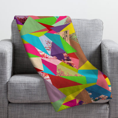 Bianca Green Throw Blanket
