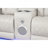 Fortuner Modern Style Upholstery Recliner Loveseat Made With Wood & Massage Function Included-1385856384