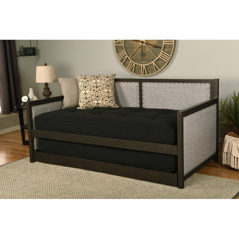 Corena Daybed in Graystone Finish includes Pop Up Trundle
