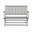 Banc de jardin en bois, banc de parc pliable, banc d'extérieur Smart Design
