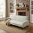 Convertible Sofa with Adjustable Backrest, Solid Wood Frame-1509051223