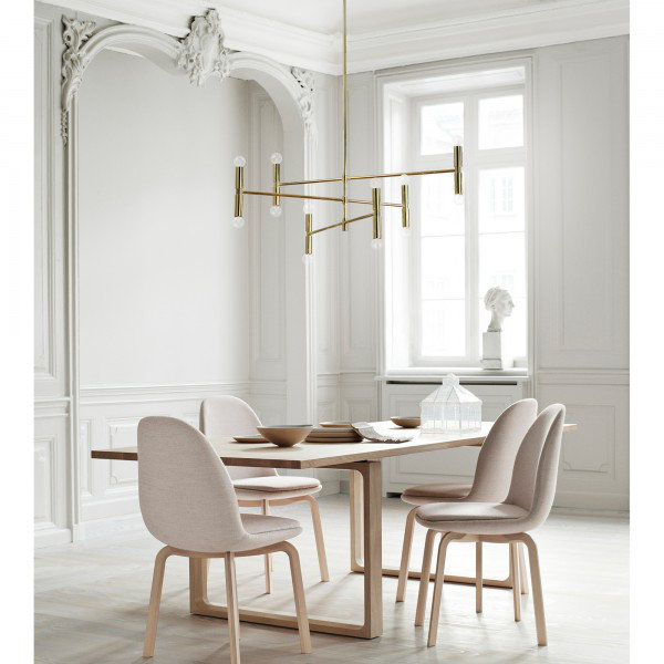 Lustre linéaire moderne spoutnik 12 lumières Orlando