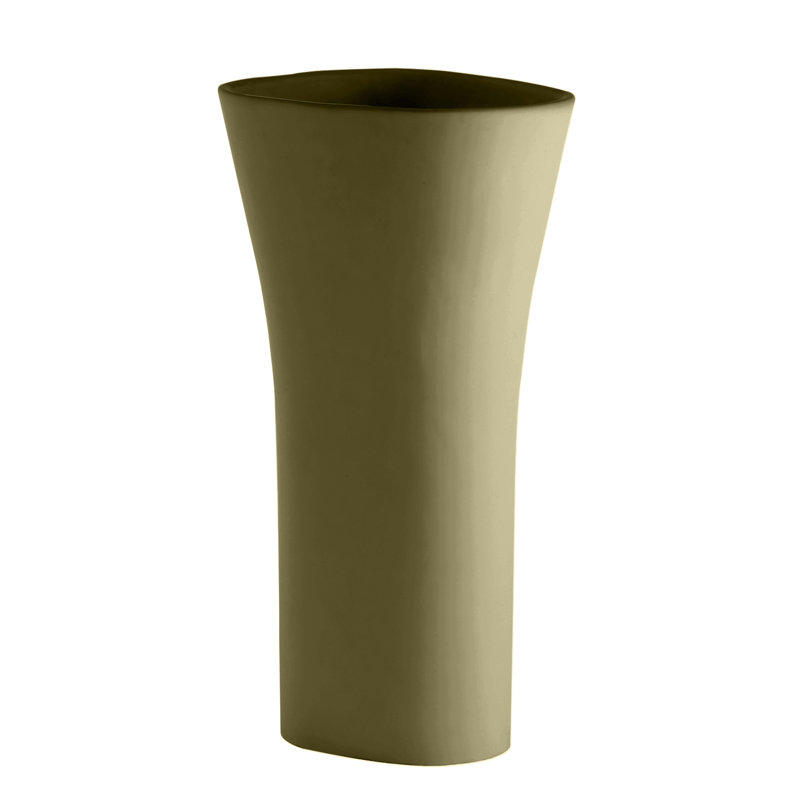Bones Resin Pot Planter, 39.25" H x 21.75" W x 18" D, Bronze