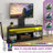 Chardell LED Height Adjustable TV Stand With Mount Storage and Power Outlet-206246842