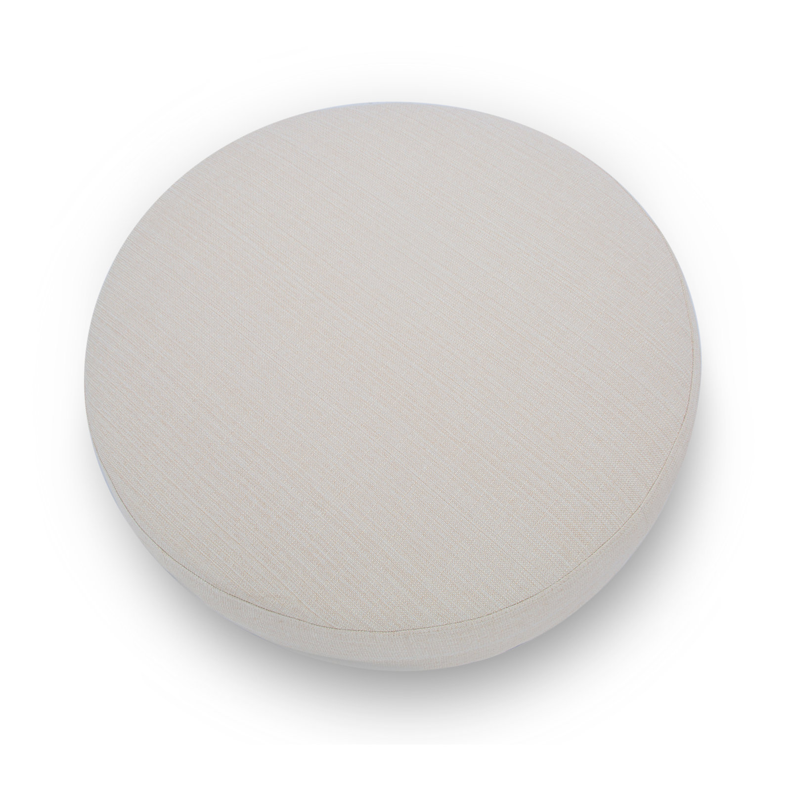 Landen 31" Ottoman, Cream Performance Basketweave