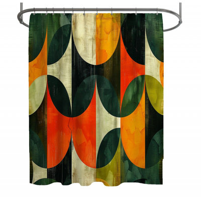 Abstract Art Creative Geometric Shower Curtain