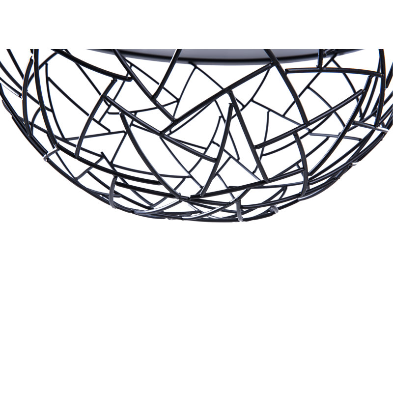 Clearview 1 - Light Sphere Pendant, Copper/Black