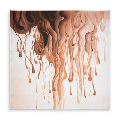 Eruption Bedroom Tablecloth - Abstract Orange Indoor/Outdoor Decor