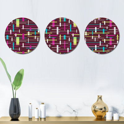 Abstract Wall Decor on Metal