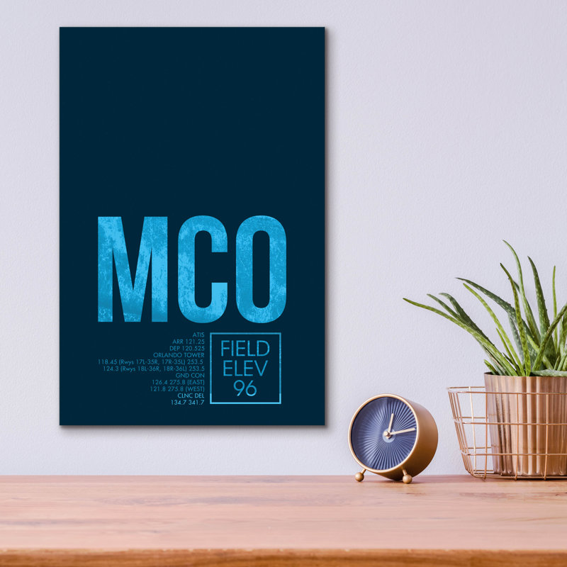 «MCO ATC» par O8, art mural en verre acrylique à gauche, H 16 po x l 12 po x P 0,13 po