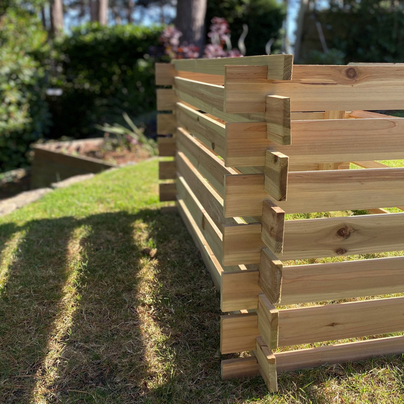Wood Stationary Composter