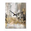 Horloge murale moderne abstrait doré-99634729