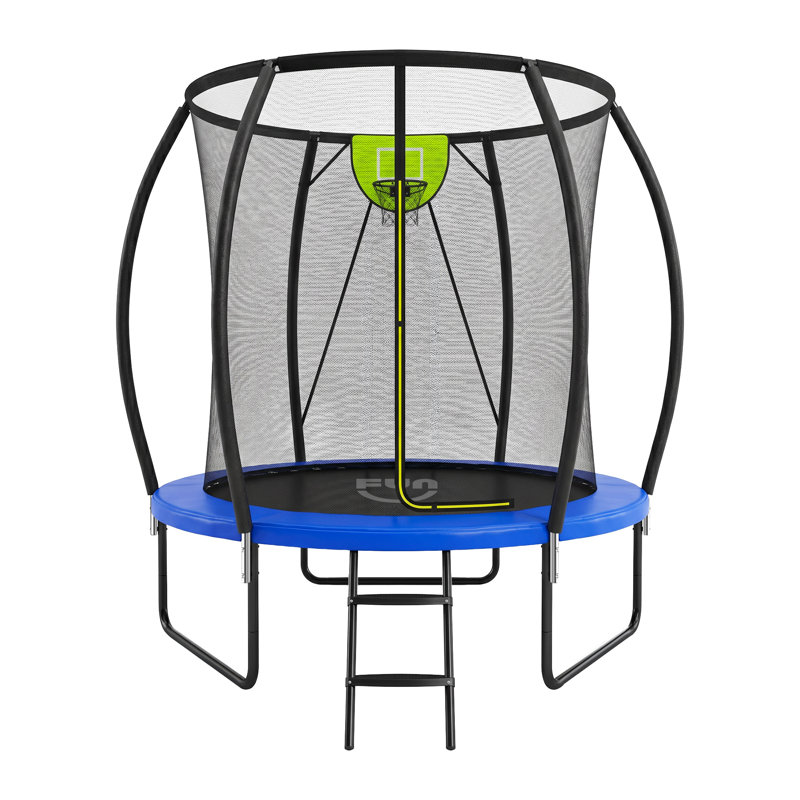 Trampolines récréatives avec panier et basketball de 8 pi Funseek