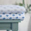 Martha Stewart Ines 250 Thread Count Floral Leaf Egyptian-Quality Cotton Sheet Set-61184761-61184757