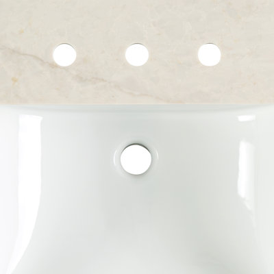 Kellian l 36 po x P 21 po meuble-lavabo en noyer riche et en pierre reconstituée avec bol simple encastré rectangulaire