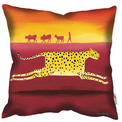 Cheetah - Martin Wiscombe - Art Print Cushion