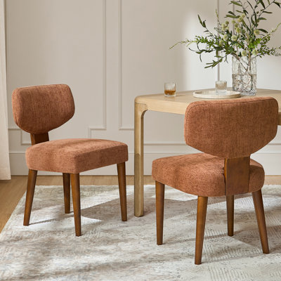 Mid Century Modern Upholstered Dining Chairs
