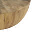 Table basse ronde de salon en bois de manguier brun, 36 po x 36 po x 13 po-135590245-135590246