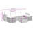 Vidaxl Garden Sofa Set  Poly Rattan Large Modular Garden Sofa Set