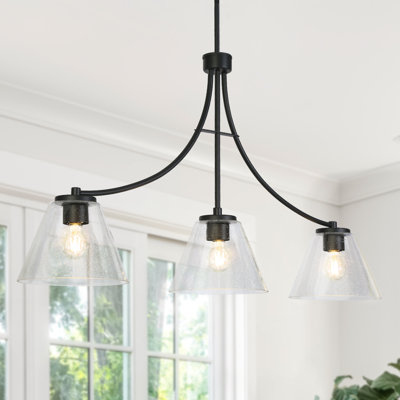 Luminaire suspendu surdimensionné pour îlot de cuisine à 3 lumières l 42,1 po Breely