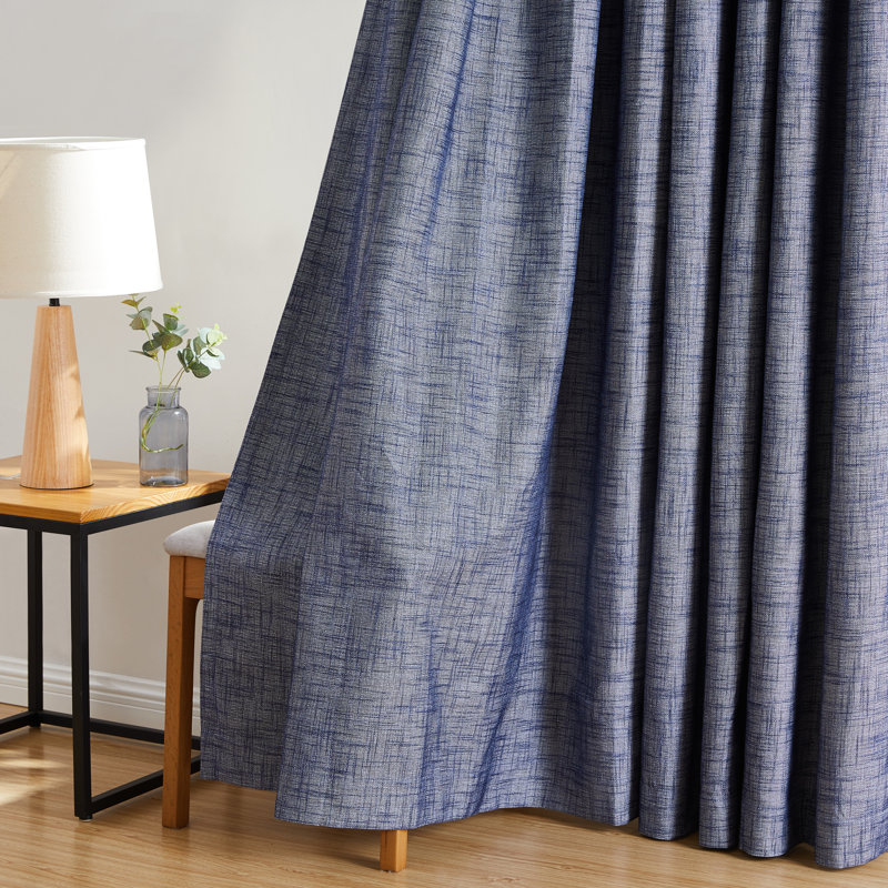 Diejuste Sliding Panel Pair, Navy Blue, 50" W x 96" L