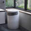 Linen Faux Polyester Laundry Basket with Handles-1111807837