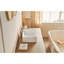 Lavabo vasque de salle de bain à surface solide 20 "x 14" en blanc mat