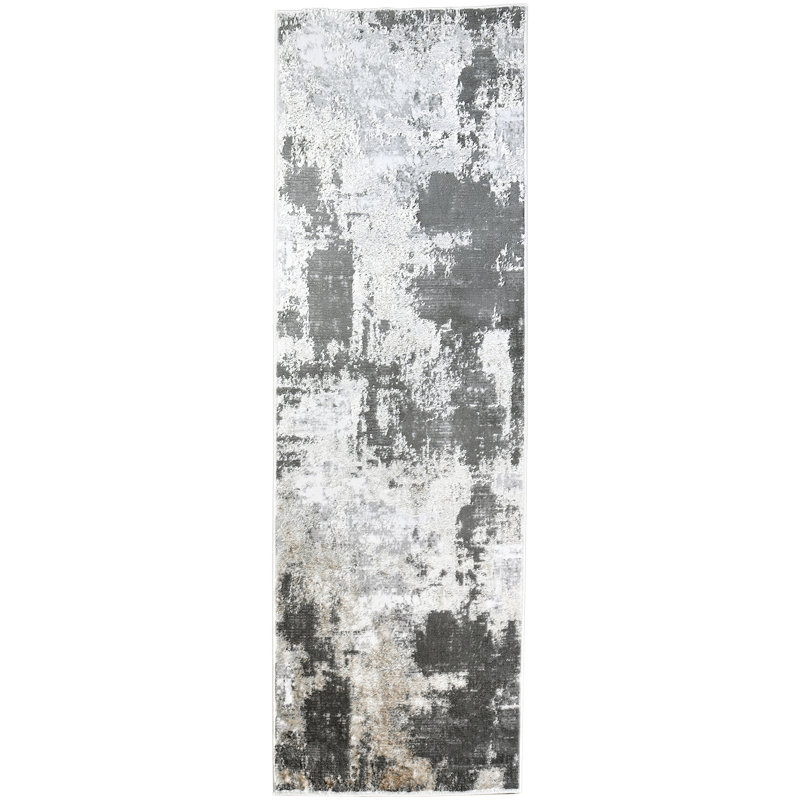 Tanja Collection Modern Abstract Area Rug, Runner 2'6" x 7'9"