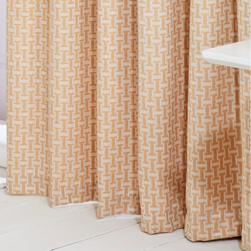 Aoibhi Room Darkening Curtain Pair, 167 W x 137 D cm, Ochre