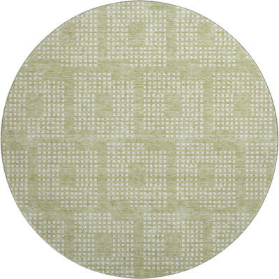 Premium Machine Washable Prisco Aloe Rug
