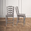 Tabouret de bar et de comptoir en bois massif Fortville-1212884380-1212884381