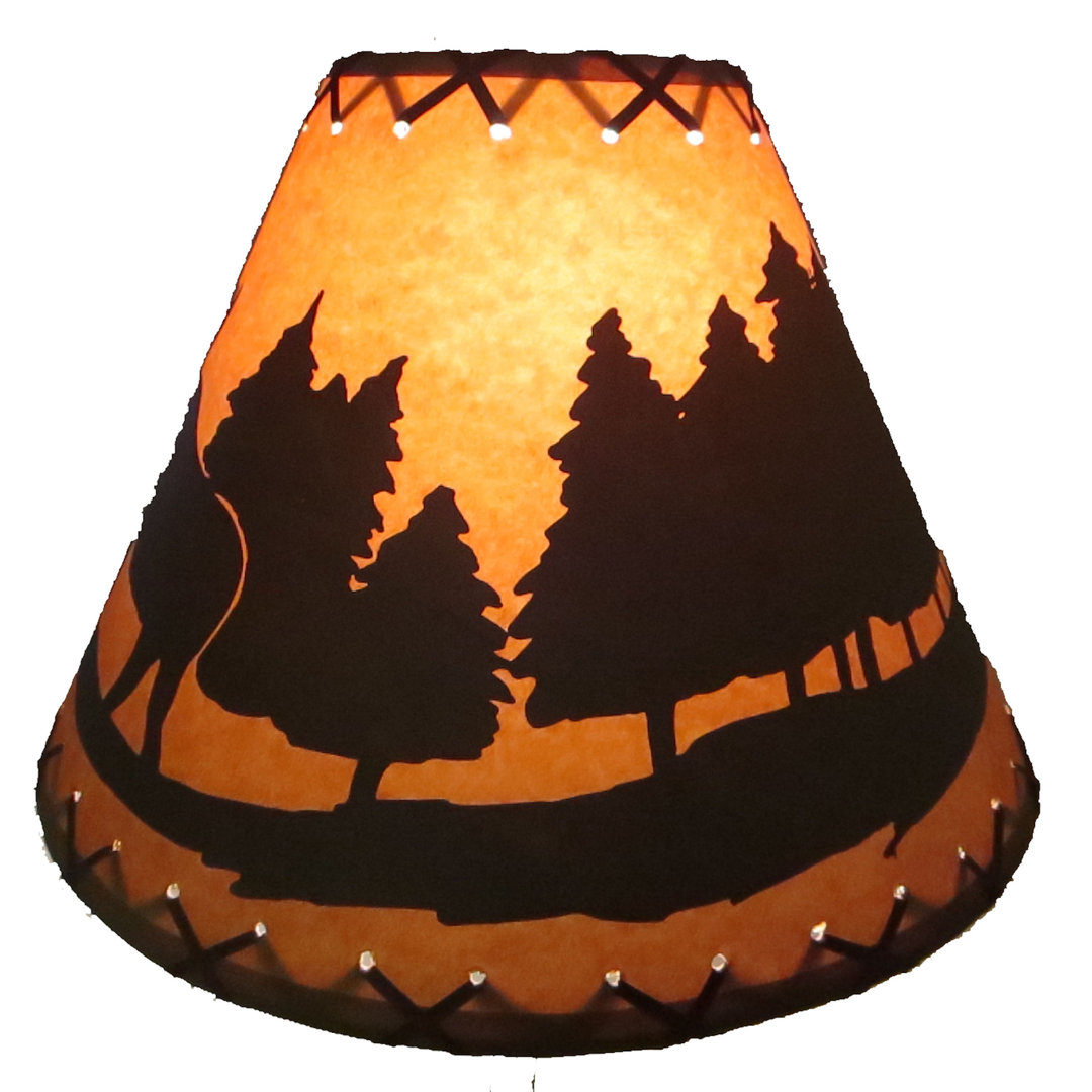 11'' H x 18'' W Paper Empire Lamp Shade Loon Peak®