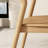 Burlywood Solid back side Chair(Set of 2)