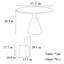 Chaise de table ronde simple Butter Wind-106616728