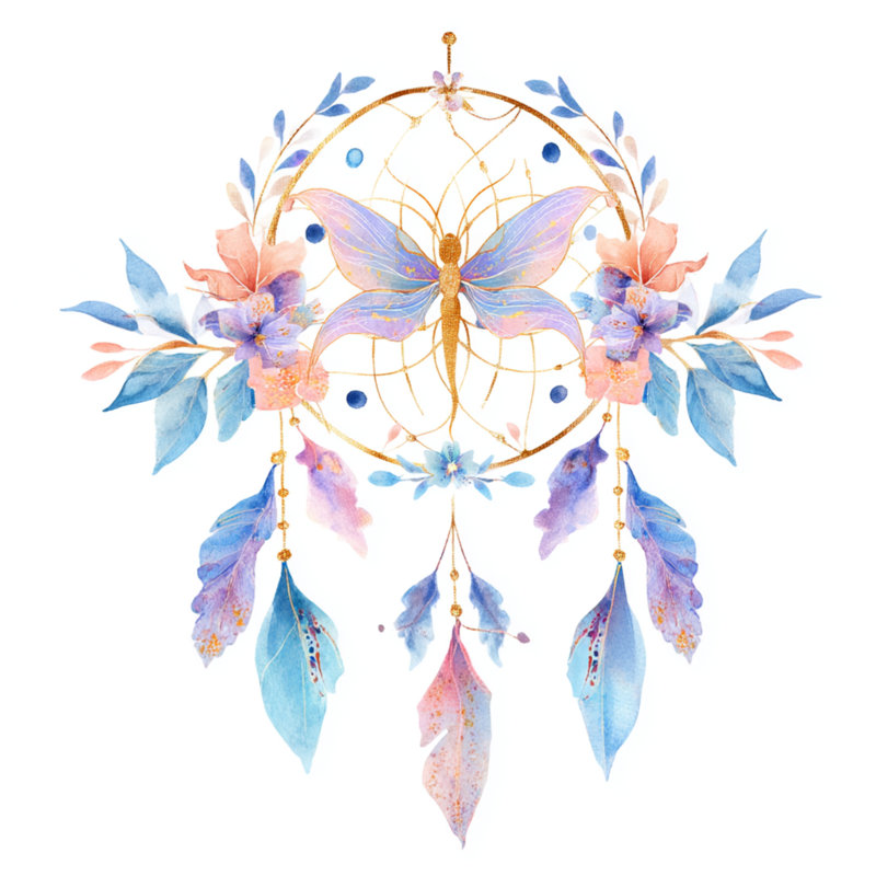 Tapis de bain Butterfly Dreamcatcher, L 34 po x L 21 po