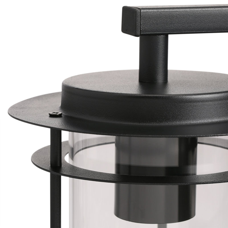 Millside 28cm H Outdoor Wall Lantern, Black