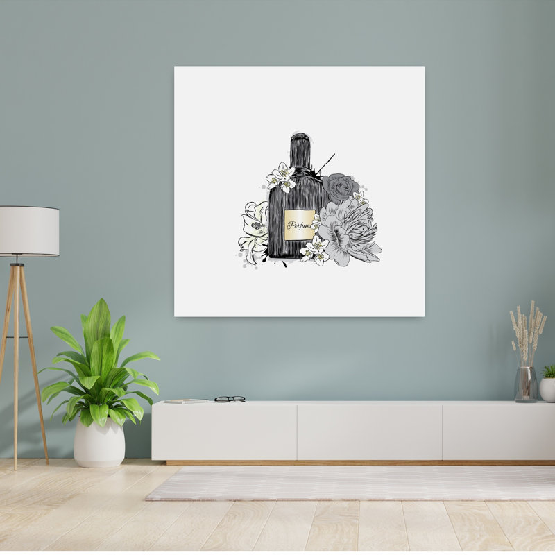 Perfume IV Abstract Contemporary Art, 48" H x 48" W