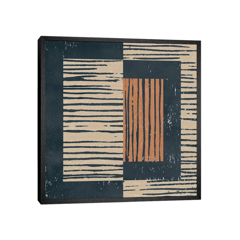Primitive II by Moira Hershey - Print on Canvas, 66.04cm H x 66.04cm W x 3.81cm D, Black Floater Framed