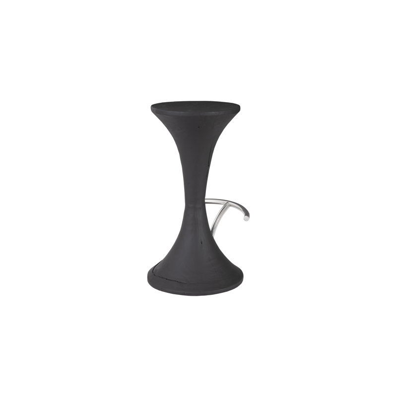 Marley Solid Wood 30'' Bar Stool, Black