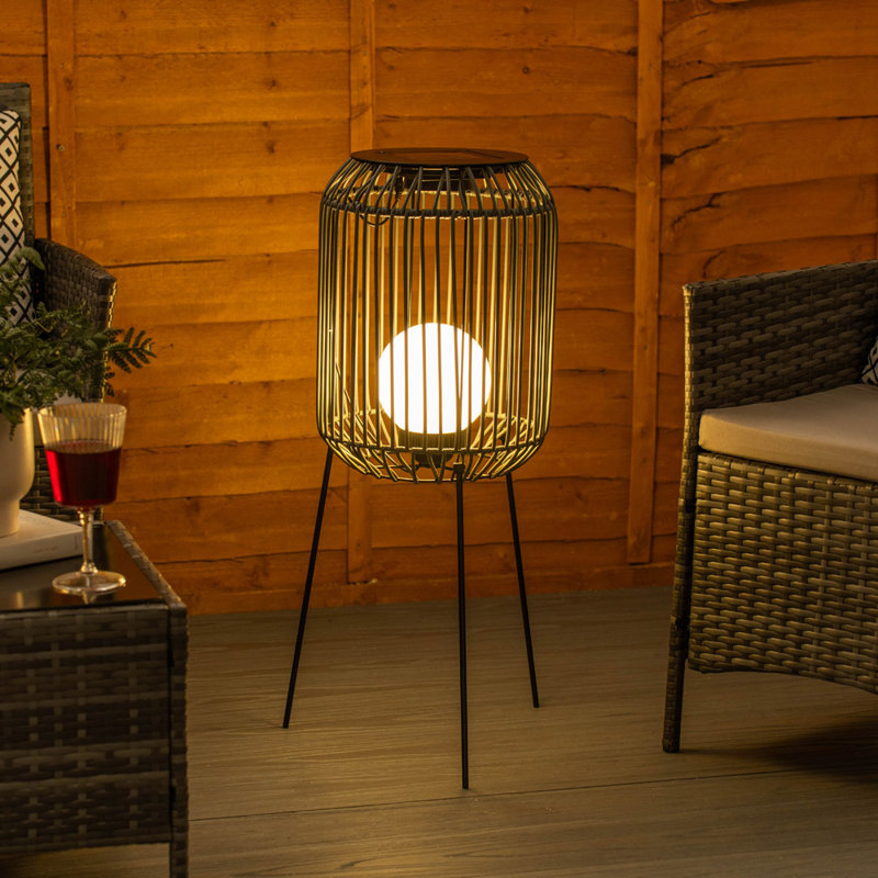 Lam 77cm Solar Powered Integrated LED Outdoor Floor Lamp
