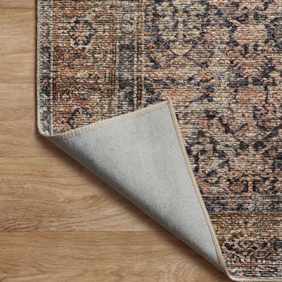 Billie Oriental Ink / Salmon Area Rug