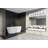 6-Light Indoor 36"W White Wall Mount Vanity Light Bath Bar-24080766