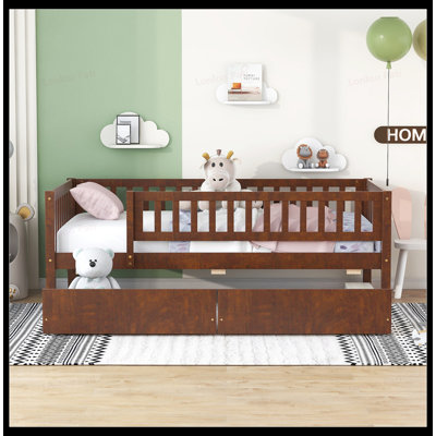 Twin Size Daybed with Two Drawers, Durable Pine Construction and Versatile Storage for Modern Homes