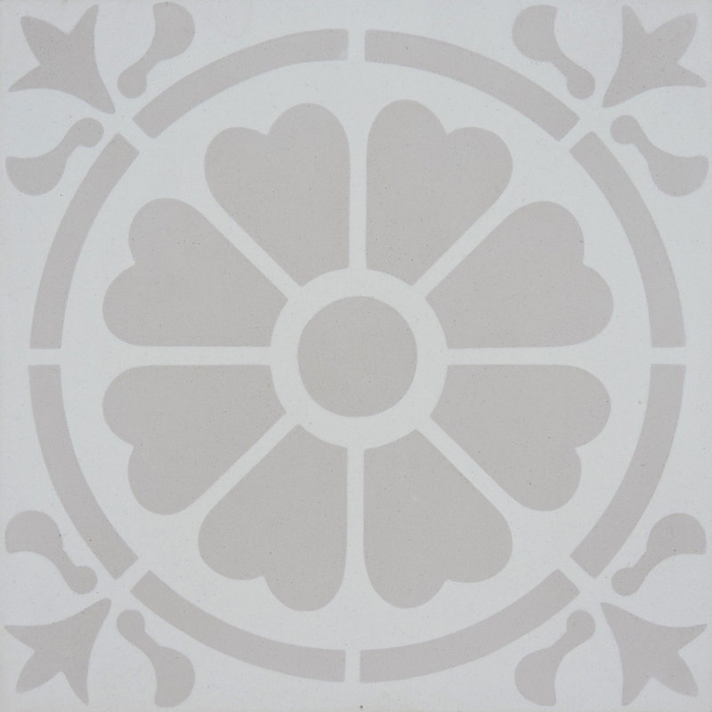 Sintra 8" x 8" Cement/Marble Patterned Wall & Floor Tile