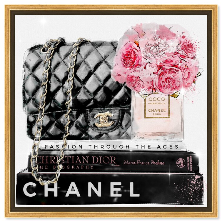 Oliver Gal Black 'Elegant Essentials Paris' Fashion and Glam Wall Art Canvas Print