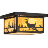 Rustic Lodge 2 - Light Flush Mount